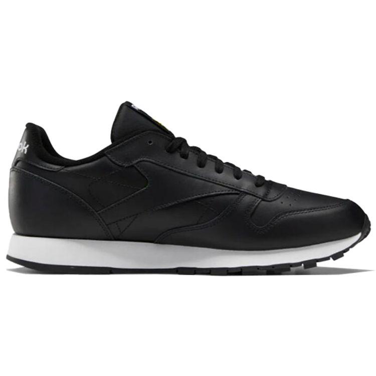 Reebok Classic Leather MU Black Toxic Yellow Unisex Sneakers Core-Black Footwear-White EF8835