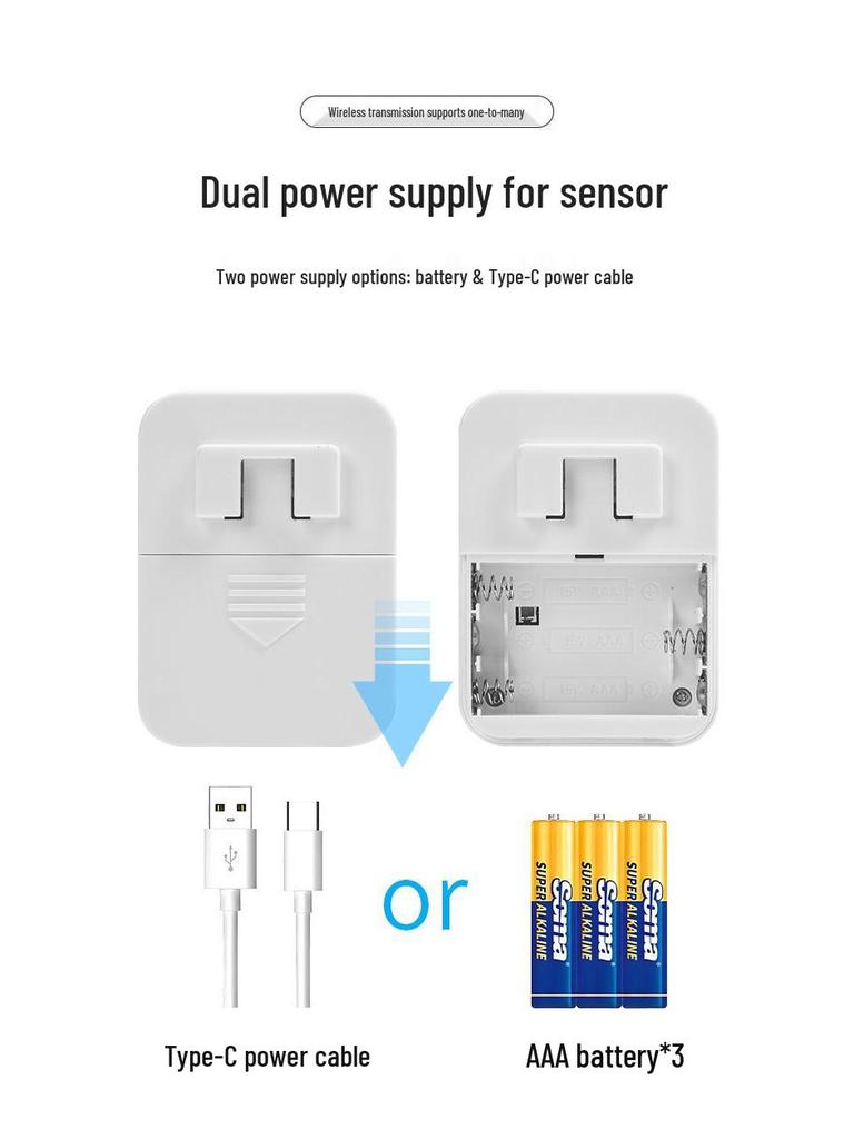 Chenji Welcome Doorbell: Visitor Sensor & Voice Broadcaster