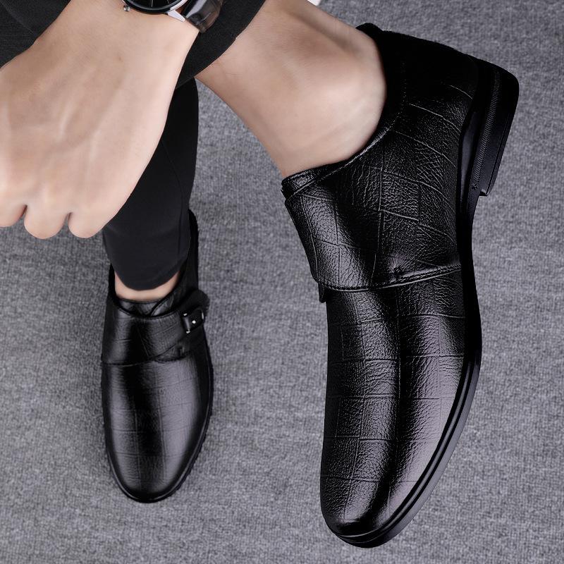 2025 new foreign trade men's shoes youth fashion comfortable casual shoes fashion men's leather shoes leather shoes