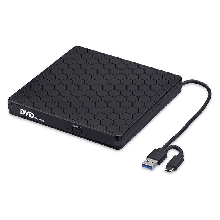 

Универсальный портативный USB CD/DVD-привод для настольных компьютеров и ноутбуков: Внешняя горелка/читатель/записывающее устройство