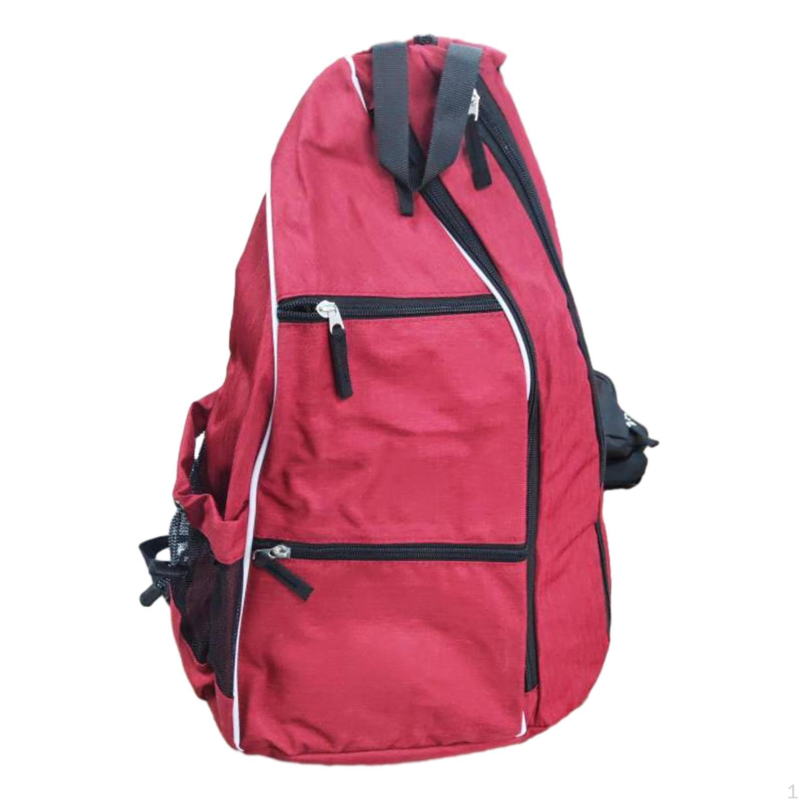 

Pickleball Backpack Carry Bag Durable Daypack Outdoor and Indoor Casual with Handle Hook Men червоний