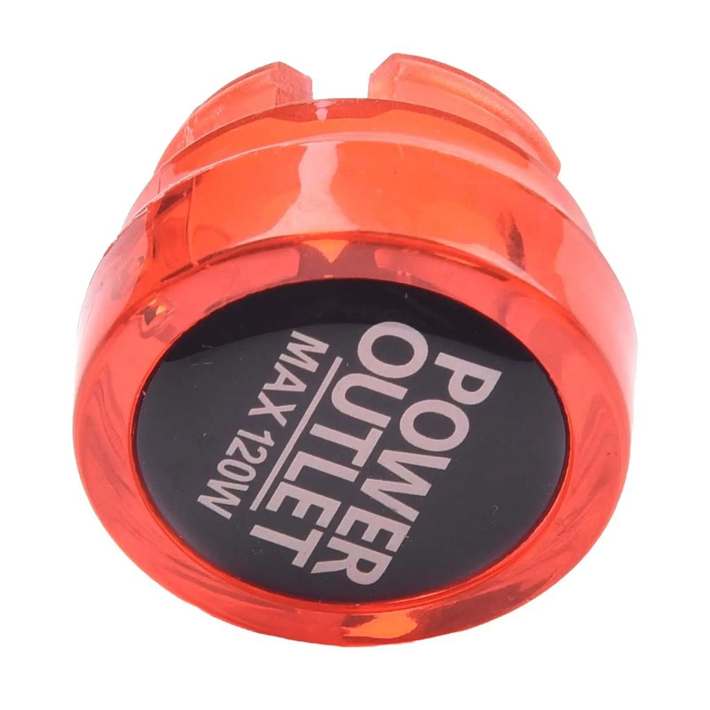 Dust Plug Power Outlet Effective Protection Features High Universality Fitment Note Vehicle Accessories Button Cap Red