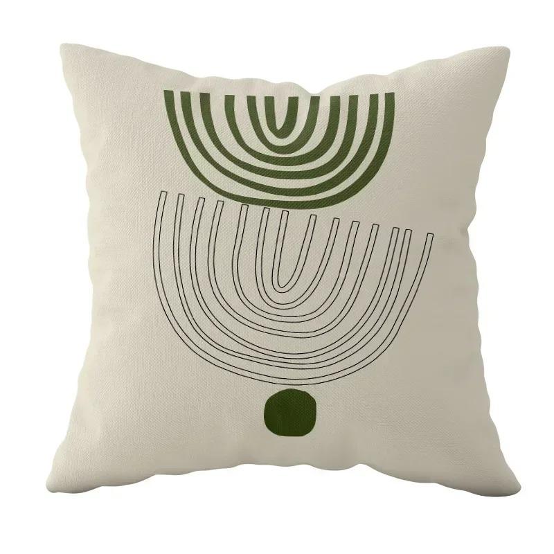 Home Decor Geometric & Floral Patterned Decorative Cushions Pattern Cushion Cover Suitable for Sofa Bedroom Car Pillow Cover