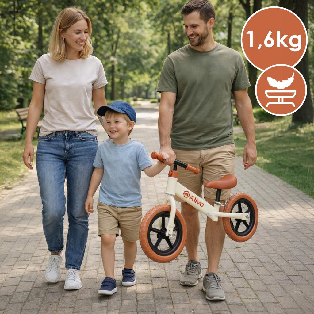 [PACZB] Allvo 12" Children's Balance Bike Beige ALV-U896N