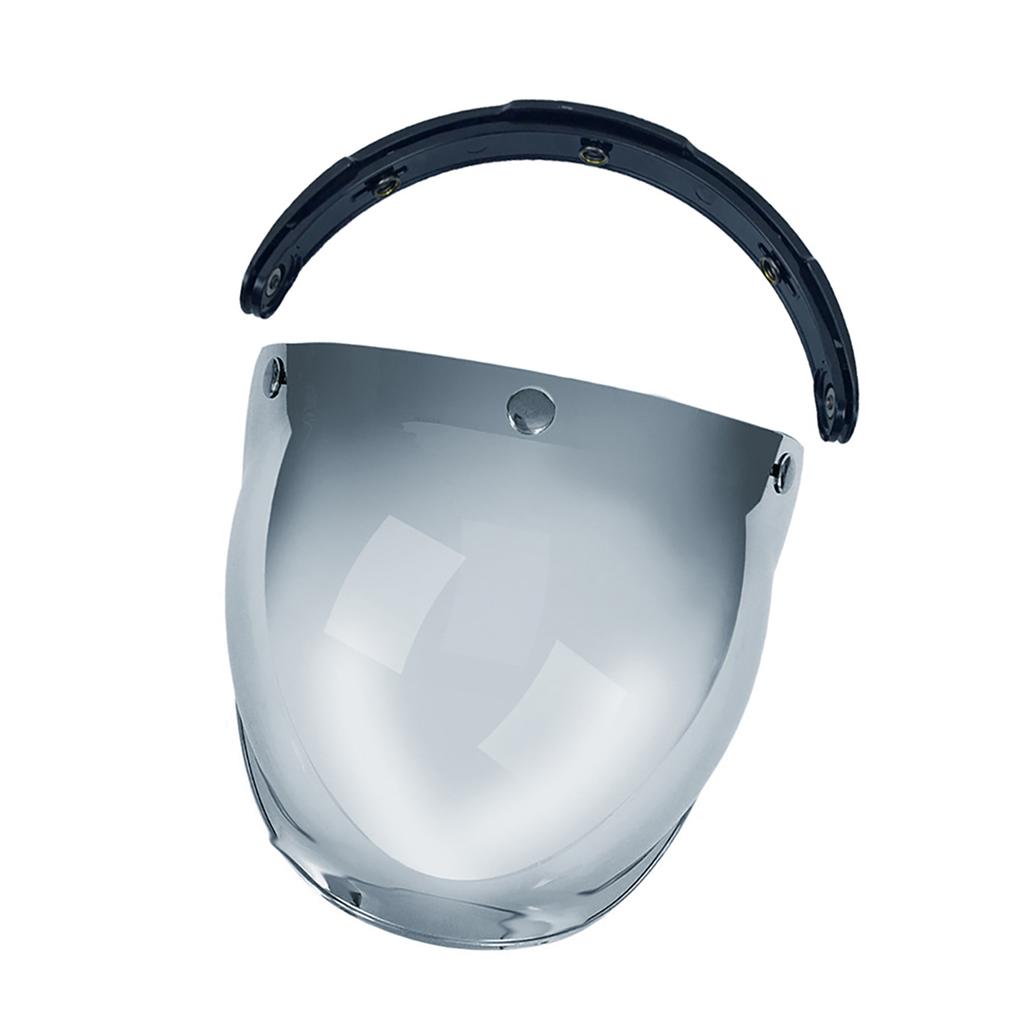 3 Snap Bubble Wind Visor For Biltwell Gringo&Bonanza Motorcycle Helmet
