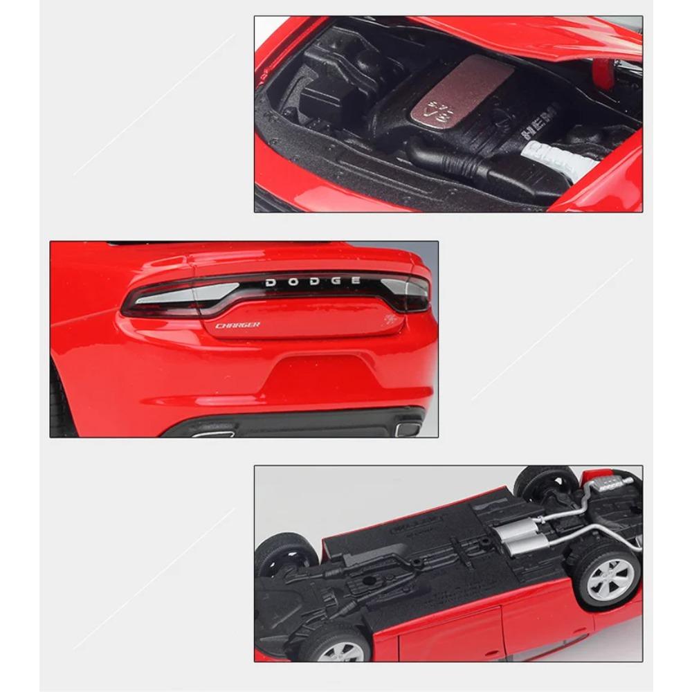 Welly 1/24 2016 DODGE Charger R/T Alloy Sports Car Model Diecast Metal Track Racing Vehicles Car Model High Simulation Kids Gift