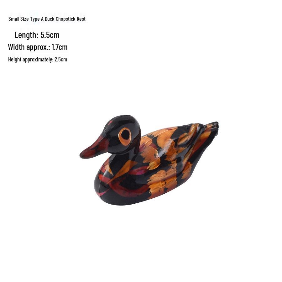 Creative Resin Duck Chopstick Holder: Cute Chinese-Style Rest for Home and Hotel Tabletops