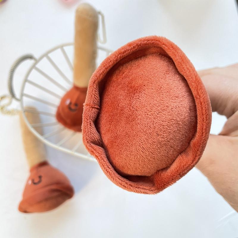 Záchodová zátka Plyšová panenka Klíčenka Kreslený Záchodový píst Náplň Vycpané panenky Klíčenka Přívěsek Batoh Přívěsky Taška Dekor Dárky