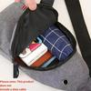 Neutral Style Men's Functial Chest Bag, Suitable for Business Trips. Simple Design, Made of Nyl Material, with a Crossbody Strap