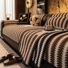 2026 Universal Chenille Sofa Cushion - Non-Slip Genuine Leather Cover for All Seasons