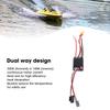 320A 60A RC Brushed ESC High Voltage Waterproof Two Way Electronic Speed Controller with XT60 Connector for 390 540 550 Brushed Motor