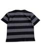 SK8ER ROCK 88 Stripe Rugby Shirt ((Gray*Black))