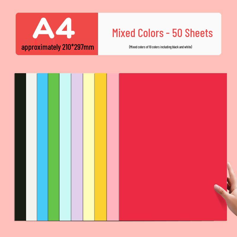 Macaron barevný karton A3/A4 4K/8K Origami papír pro studenty a pop-up knihy