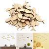 Pack of 50pcs Wood Fish Table Decors Fish Wood Christening Fish Great for Crafting Christening Decorations Home