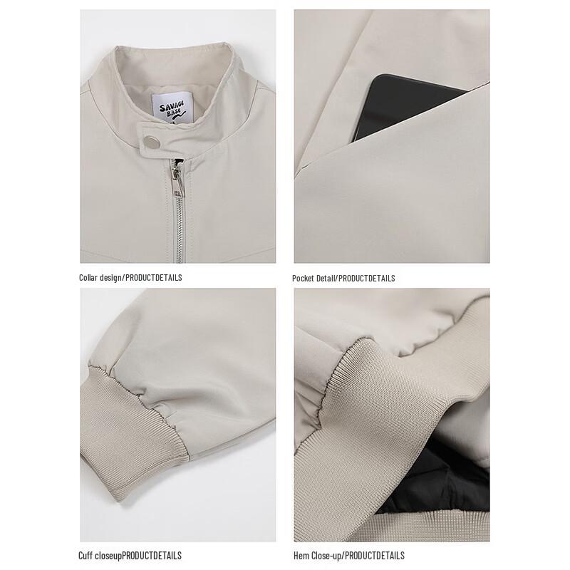 NASA NOAH Men's Stand-Collar Bomber Jacket