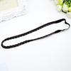 1Pc Headwear Elastic Hair Accessories Personality Plaited Headband Fashion Simulation Synthetic Hair Double Braided Hair Band