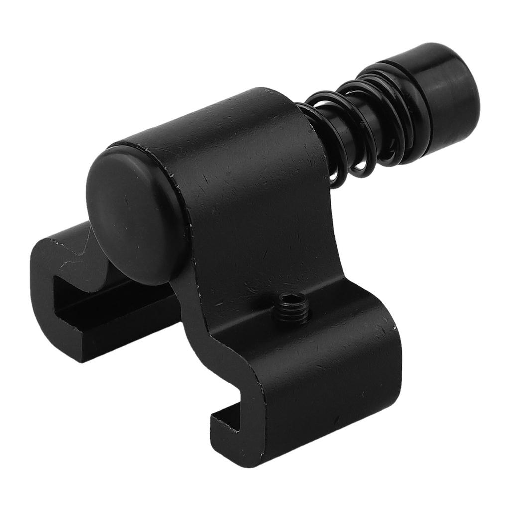 Adjustable Barn Door Stopper Aluminum Black Double Pulley