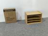 WKWKER File Organizer with 3 Adjustable Layers, Letter Case, Bamboo File Box, Desktop Storage, Office & Home Supplies, Document Case (Natural)