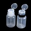Manicure  UV Gel Cleaner Pump Dispenser Container Clean Acetone  Nail Polish Remover Empty Bottle