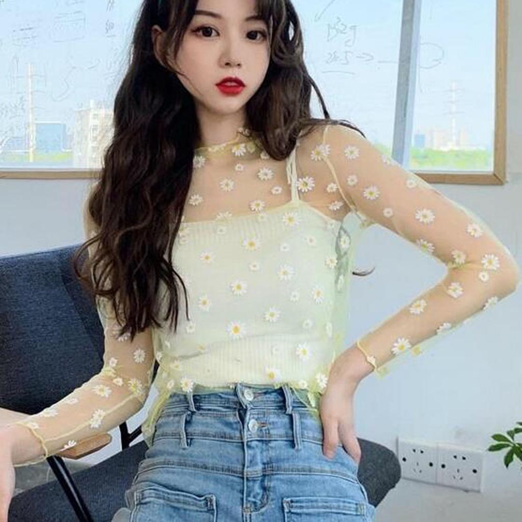 Fashion Women's Casual Long Sleeve Printed Loose Ladies Tops Shirts