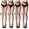 Women's Sexy Fishnet Stockings - Super Elastic Large, Medium, Small Mesh with Reinforced Toes