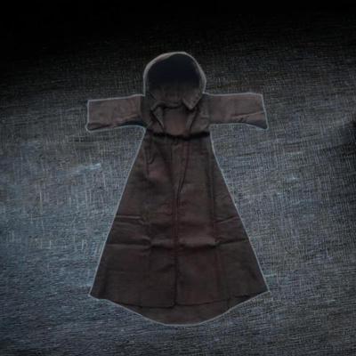 1/6 Scale Cape Robe with Hat, Long Model, Handmade Hoodie Cape, Action Figure Clothes for 12