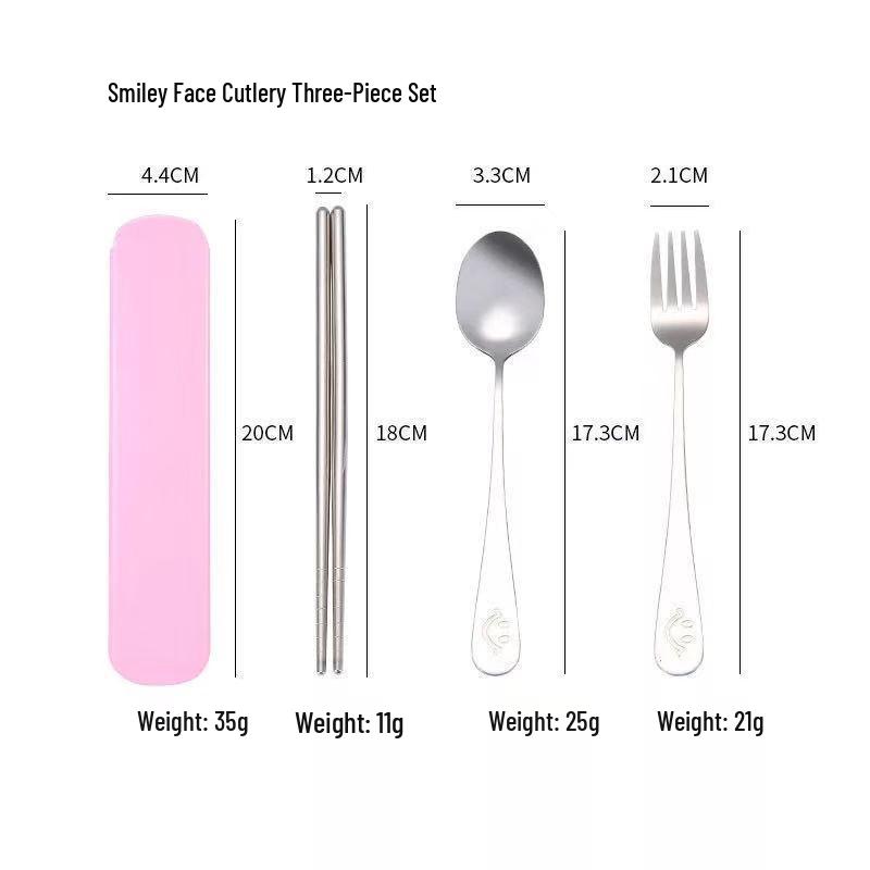 304 Stainless Steel Cutlery Set: Custom Logo Chopsticks, Spoon & Fork for Events