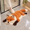 Faux Cashmere Animal Shaped Rug Absorbent Bathroom Doormat Bedroom Floor Mat  Entryway Decor