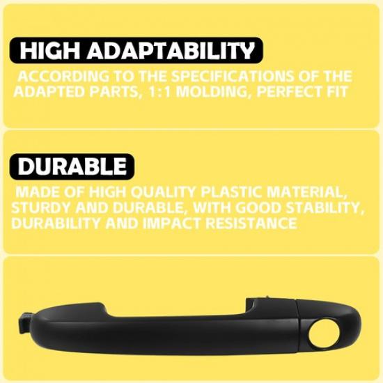 Door Handle Outside Exterior Smooth Front LH FOR 2010-13 Kia Forte Koup EX SX EV