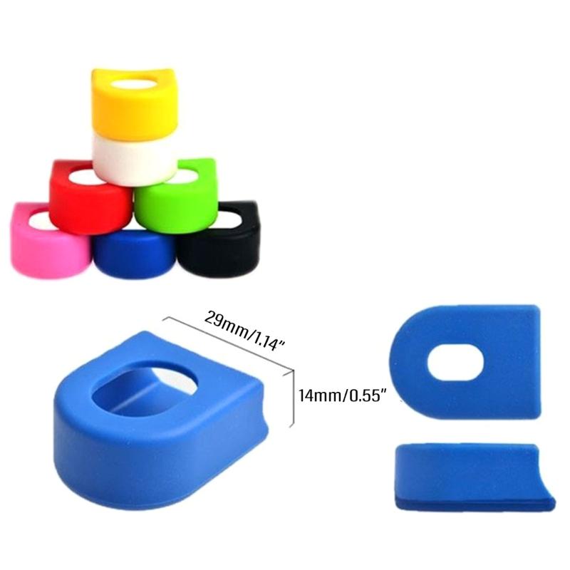 Silicone Crank Cover Bicycles Crank Cover Protectors Bicycles Crank Arm Sleeve Cover Protective Case Crank Arm Cover