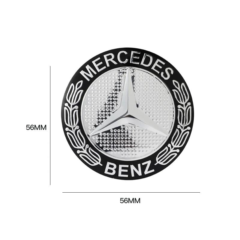 GLC GLB 4ks 56mm Samolepka emblému středového krytu kola auta Pro Mercedes Benz AMG GLE GLS CLS GLC CLA GLA GLK ML C197 R231 W167 W247