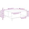 Artisan Oak Coffee Table 80 x 80 x 36.5 cm Particleboard