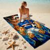 1pc Sailor Soccer Ball Cartoon Quick Dry Microfiber Bath Towel for Swimming Surfing Camping Unisex Holiday. SJT720162