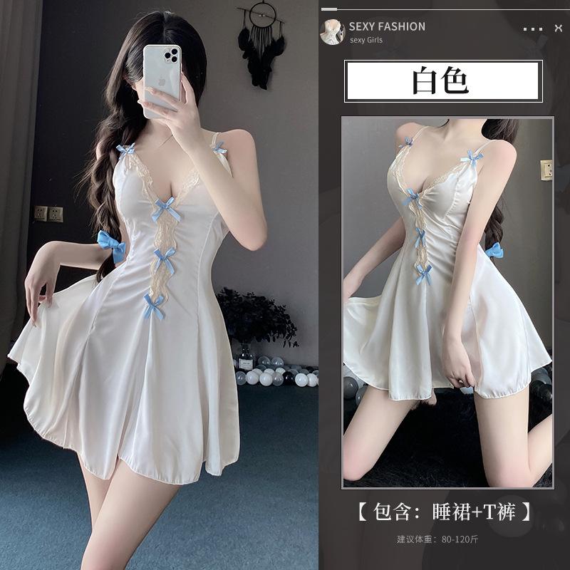 

Сексуальное нижнее белье кружево чистое желание маленькая грудь шоу большая пижама для девочек личная комната подтяжки сексуальная домашняя ночная рубашка average size (80-60 kg)