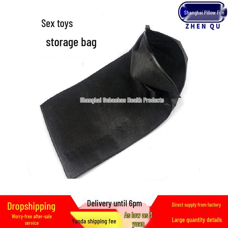 Adult Erotic Product Storage Bag - Black