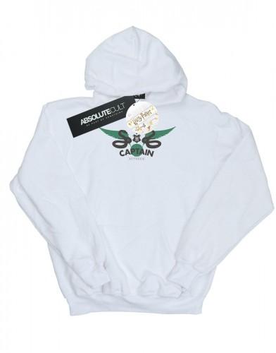 Harry Potter Girls Slytherin Captain Hoodie 12-13 bianco