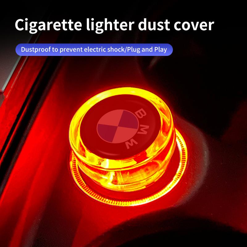 2026 Hete Auto Sticker Auto Sigarettenaansteker Cover Stofdichte Decoratie Dop Accessoires Voor BMW E46 E90 E60 F10 E39 F30 E36 F20 E8