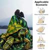 1 Stück Schildkrötenmuster Leichte Flanelldecke, Bequeme und Warme Decke, für Camping Sofa Bett und Couch Büro, Geeignet für Geschenk Blank