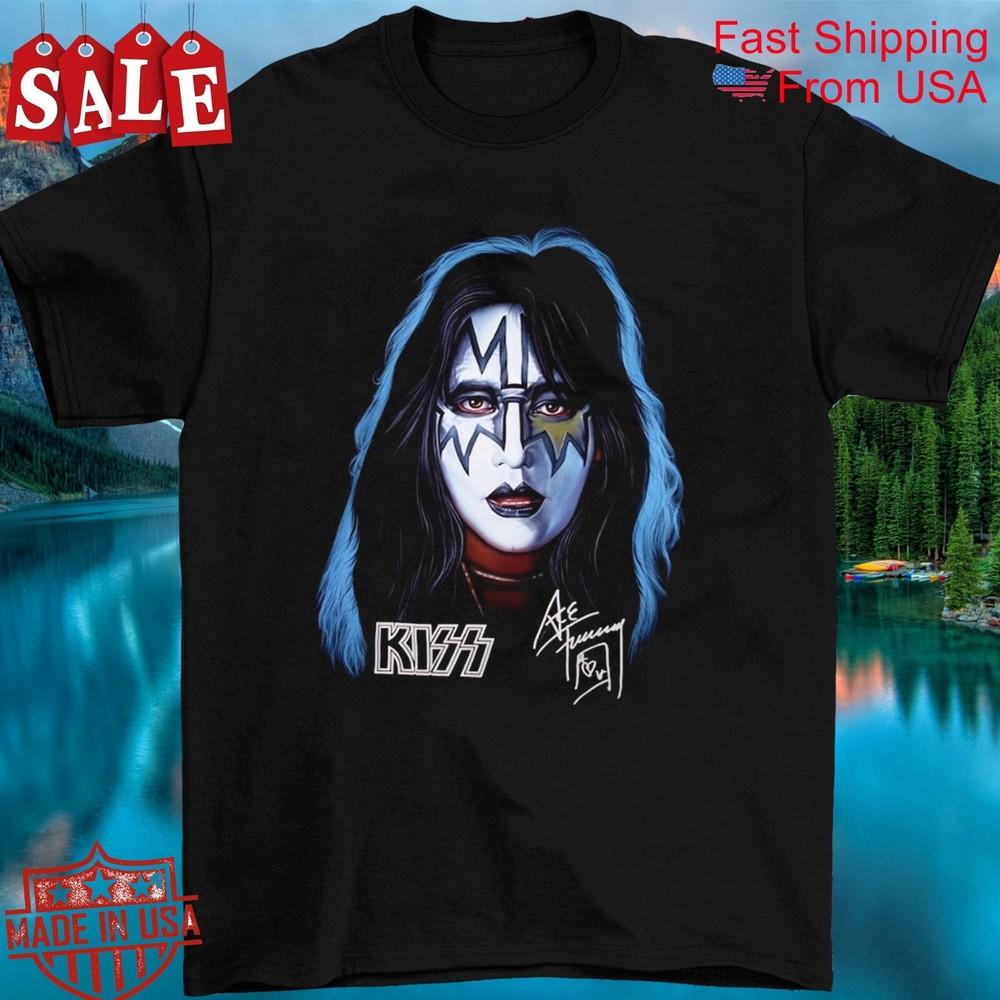 Ace Frehley signature Gift For Fans Unisex All Size Shirt 1RT1829 Unisex T-Shirt S