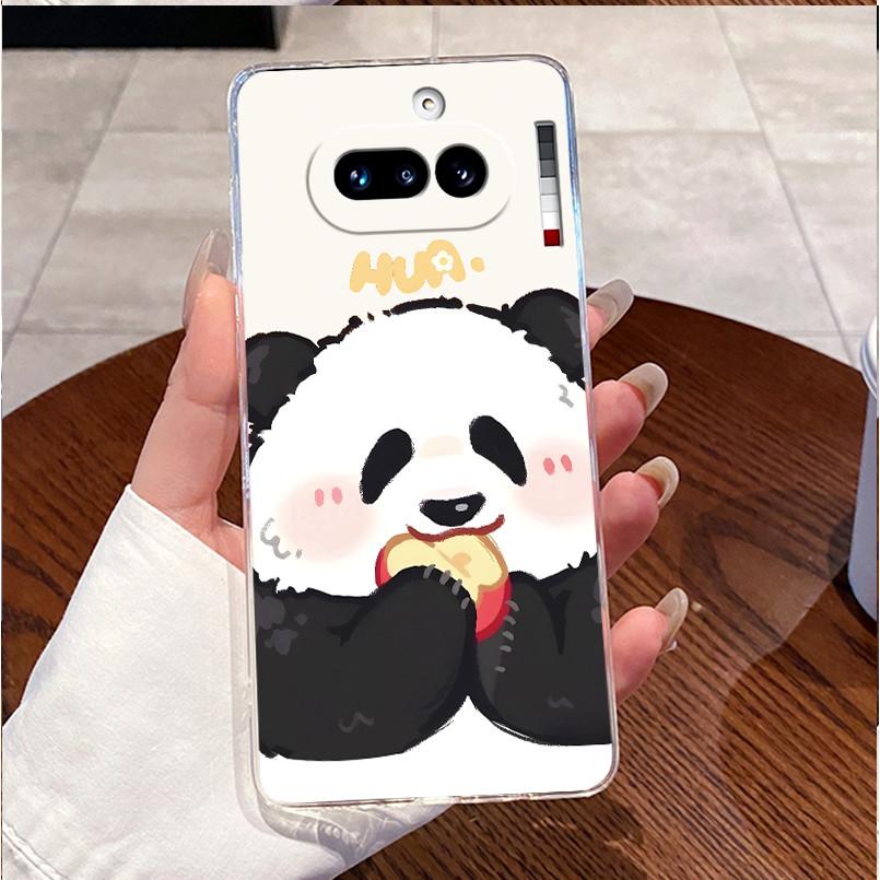 For Nothing Phone 4a 5G Case Clear Luxury Cute Love Rabbit Funny Pattern TPU Soft Silicone Back Cover For Nothing 4A 4 A Casing