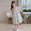 Girls' dress summer new style girls' thin cotton flower bud princess dress fashionable and stylish children's summer dress