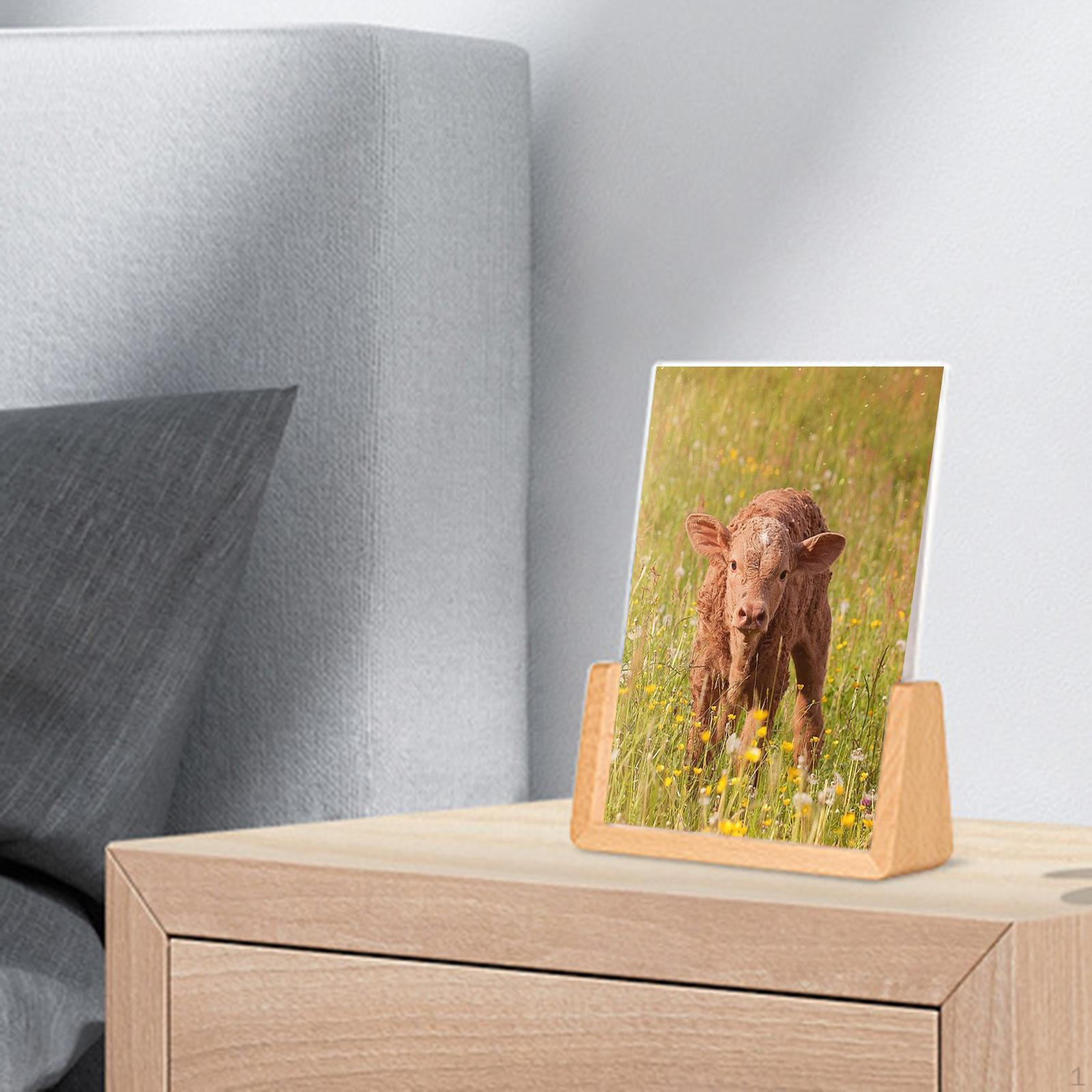 

Отобразить декоративную деревянную основу плаката с фотографией для офиса 12.7x17.8cm