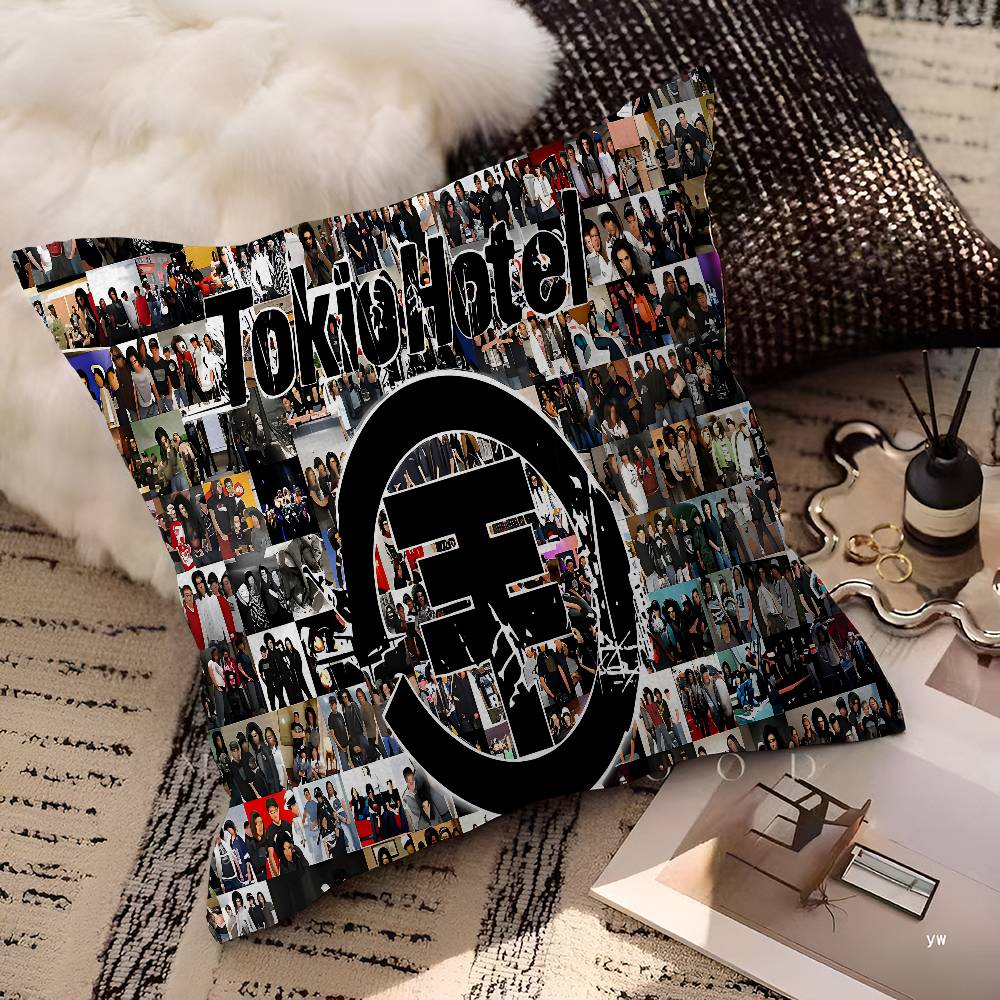 Билл Каулитц Том Tokio Hotel Наволочка Декоративная Подушка Диван Домашний Декор Чехол Наволочки 12x12Inch