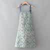 Sunflower Pattern All-Cotton Canvas Apron - One Size, Stain-Resistant, Modern Minimalist Design for Household Cleaning