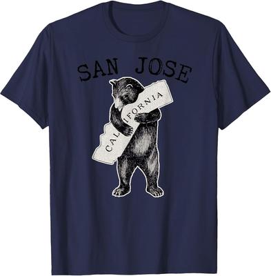 Vintage California Bear T-Shirt - Retro San Jose Design