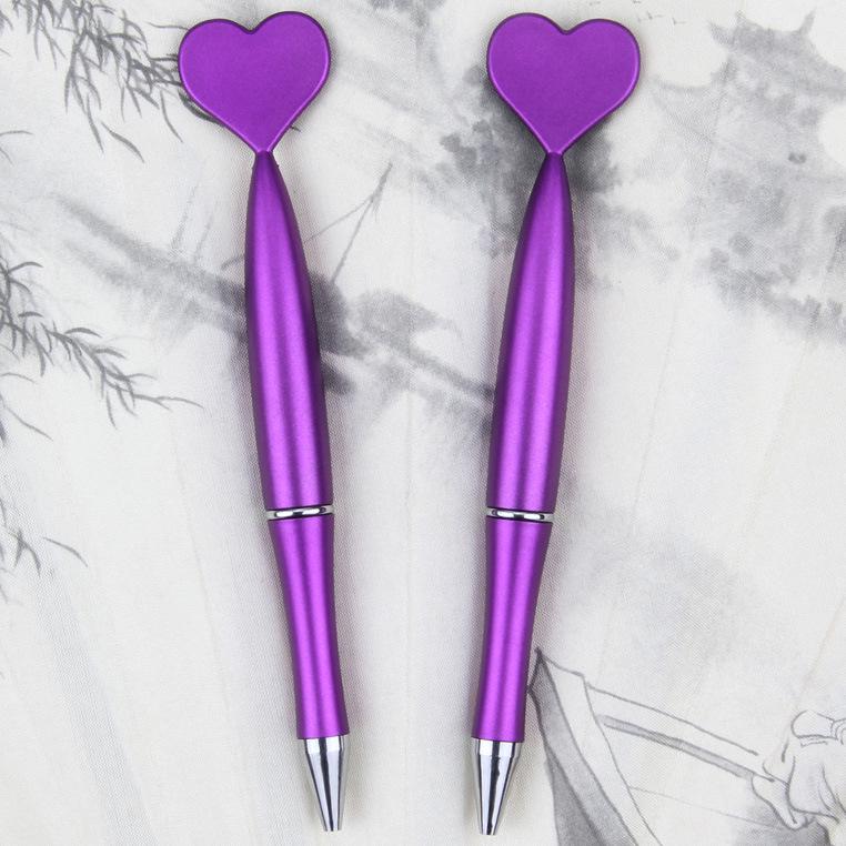 Five-Star Twisting Heart Butterfly Christmas Ballpoint Pen