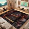 Kenworth Personalisierter Kristall-Samt-Teppich, Benutzerdefinierter Namens-Text Weicher Anti-Rutsch-Teppich für Wohnzimmer Schlafzimmer