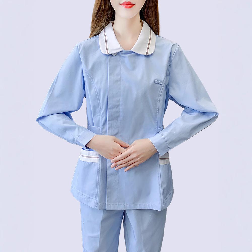 Nurse & Dental Workwear Set: Long/Short Sleeve for Maternal, Infant, Pediatric Care