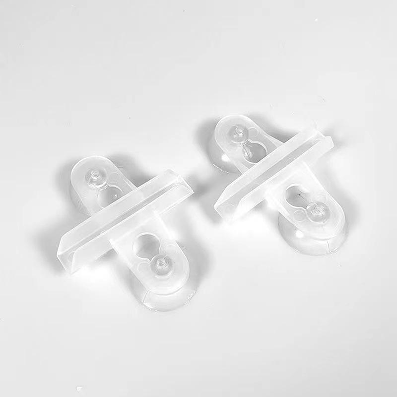 5Pcs Aquarium Fish Tank Partition Clip Glass Suction Cup Clip Separation Clip Plastic Clip Head
