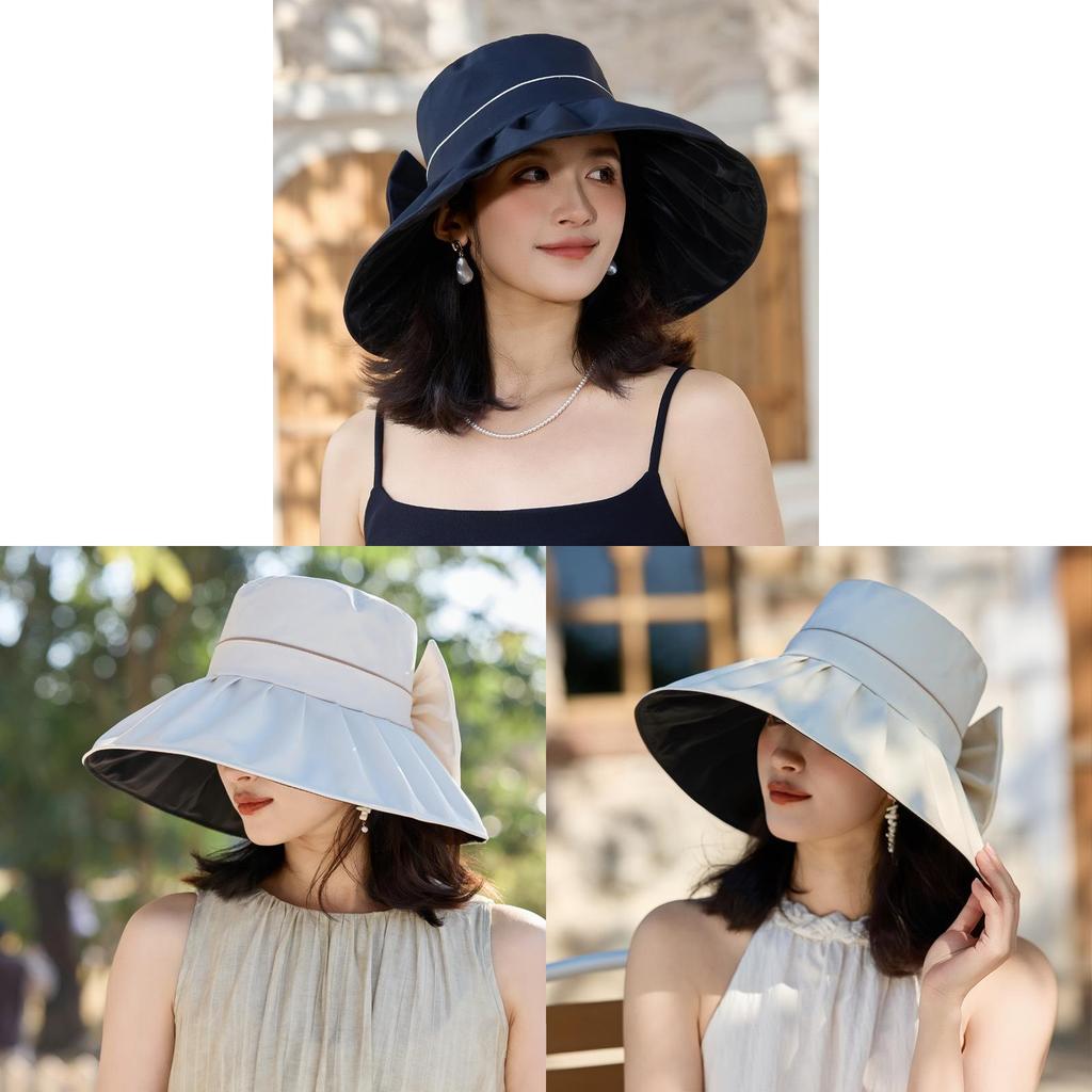 Sun Protection Wide Brim Hat With Adjustable Fit For Outdoor Summer Travel